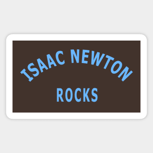 Isaac Newton Rocks Sticker